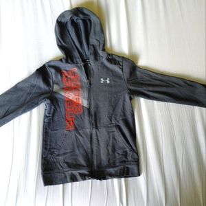Hooded zip up sweatshirt